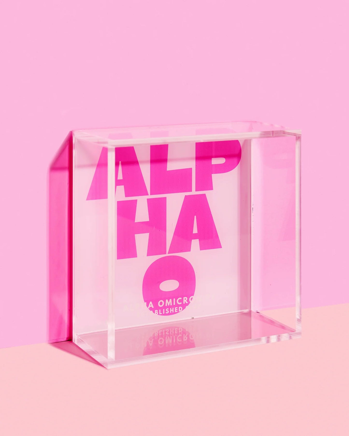 Alpha Omicron Pi Trinket Tray