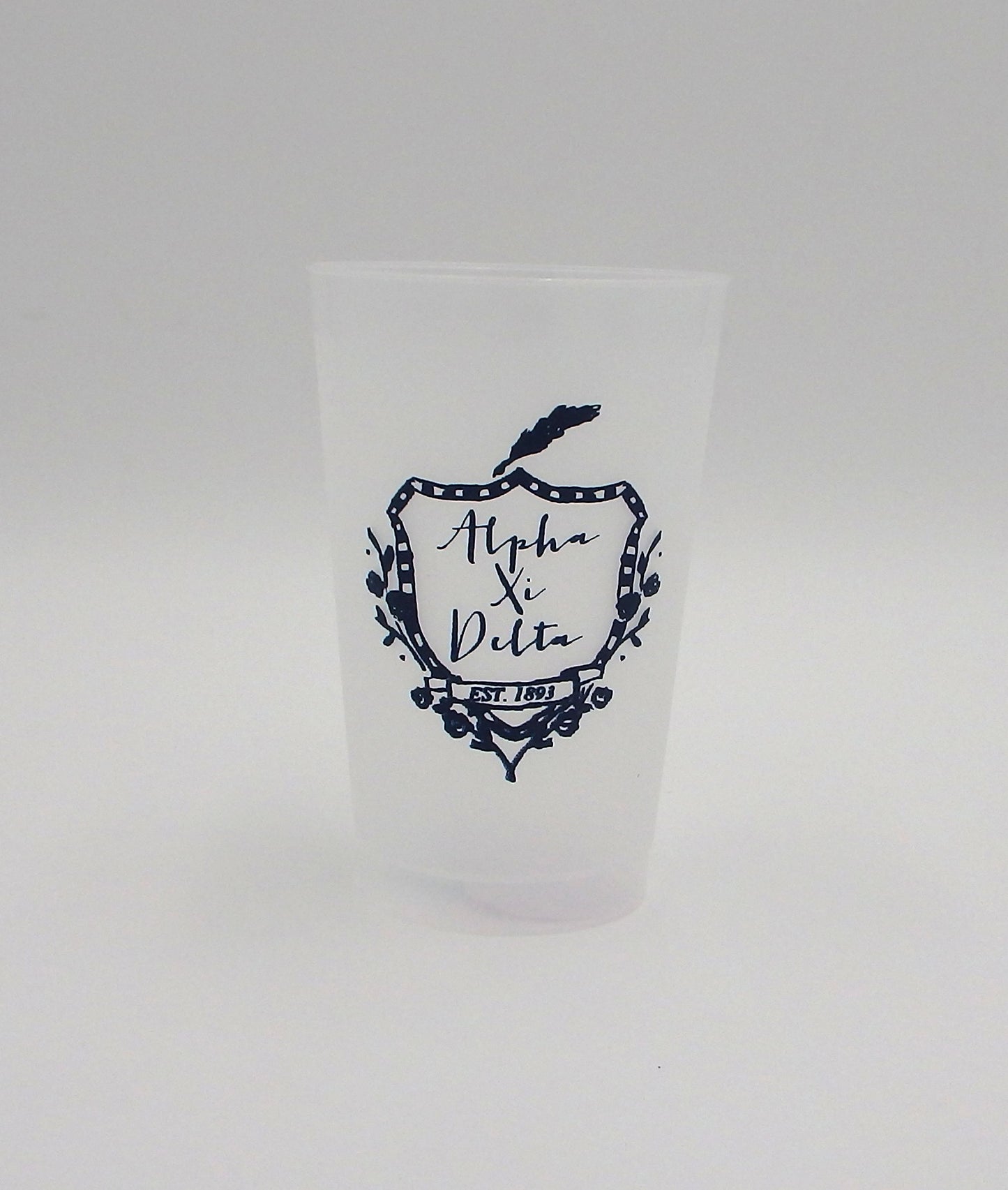 Alpha Xi Delta Frosted Flex Cup