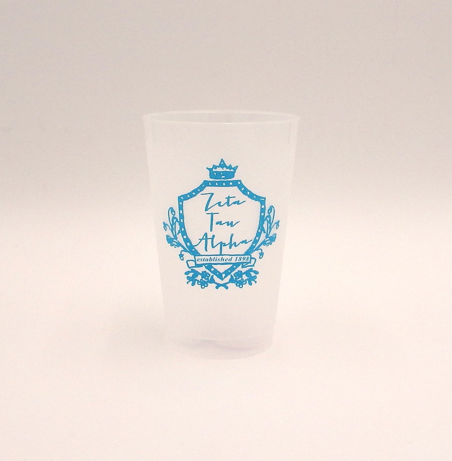 Zeta Tau Alpha Frosted Flex Cup