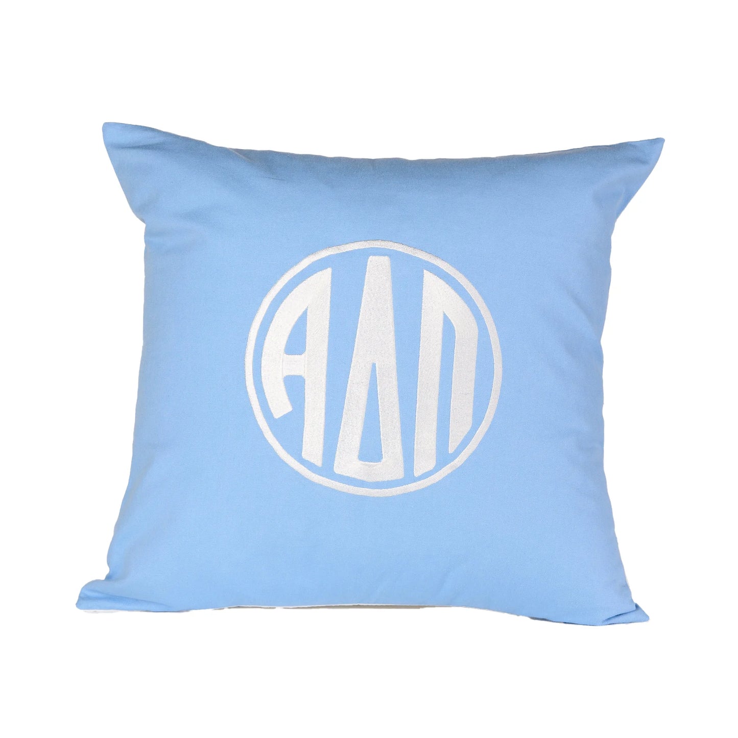Alpha Delta Pi Circle Monogram Pillow