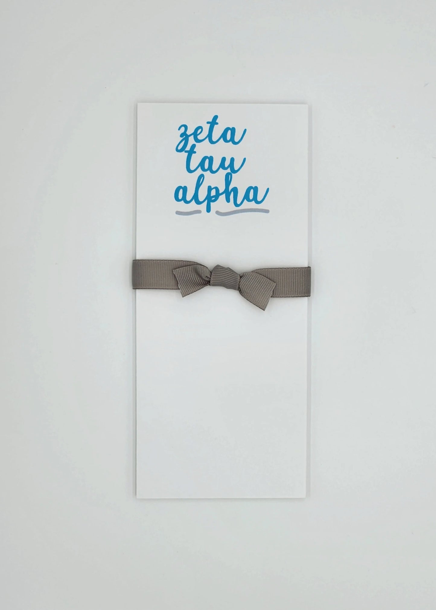 Zeta Tau Alpha Sorority Script Notepad