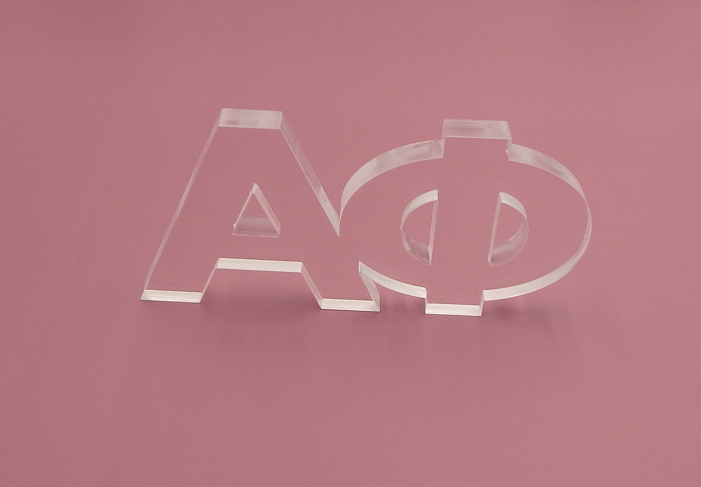Alpha Phi Acrylic Shelf Letters