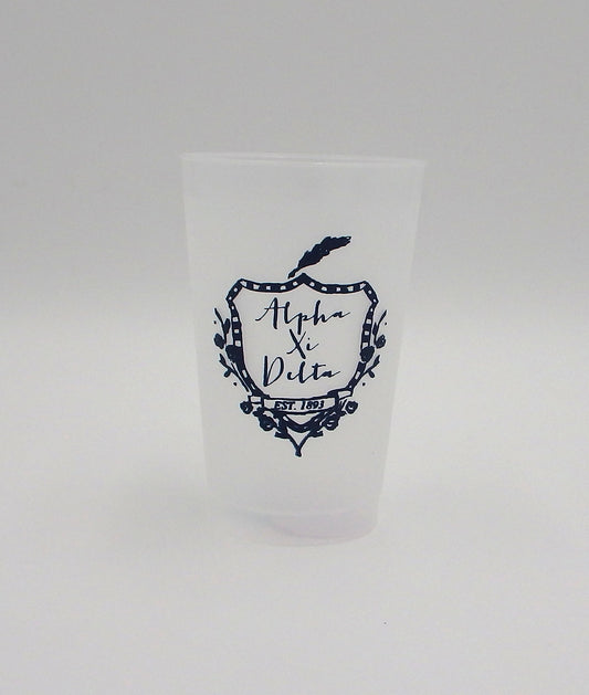 Alpha Xi Delta Frosted Flex Cup
