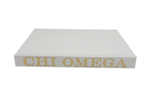 Chi Omega Sorority Blank Book
