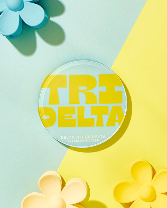 Delta Delta Delta Acrylic Coaster