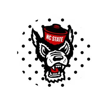 NC STATE Mr. Wuf Polka Dot