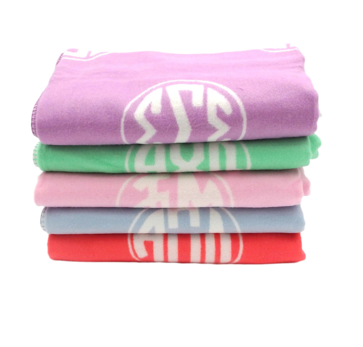Circle Monogram Blanket