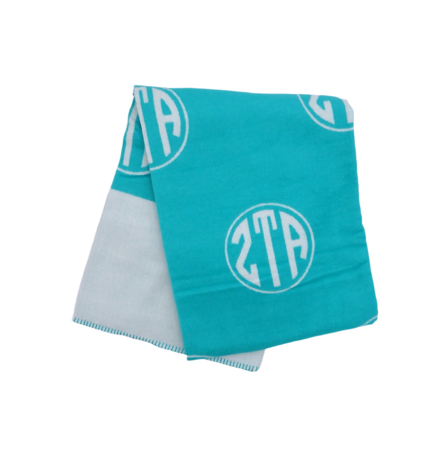 Circle Monogram Blanket
