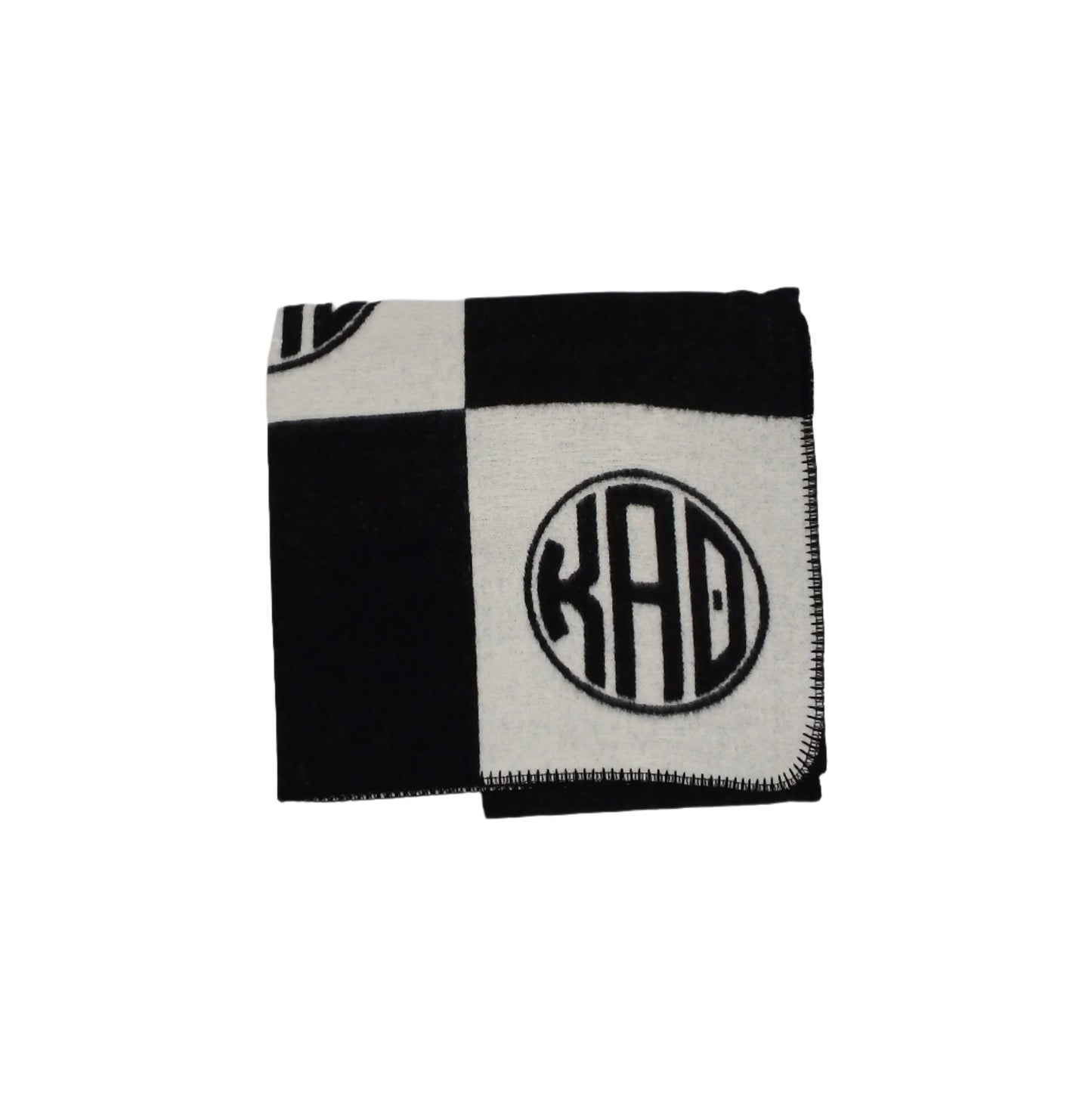 Circle Monogram Blanket
