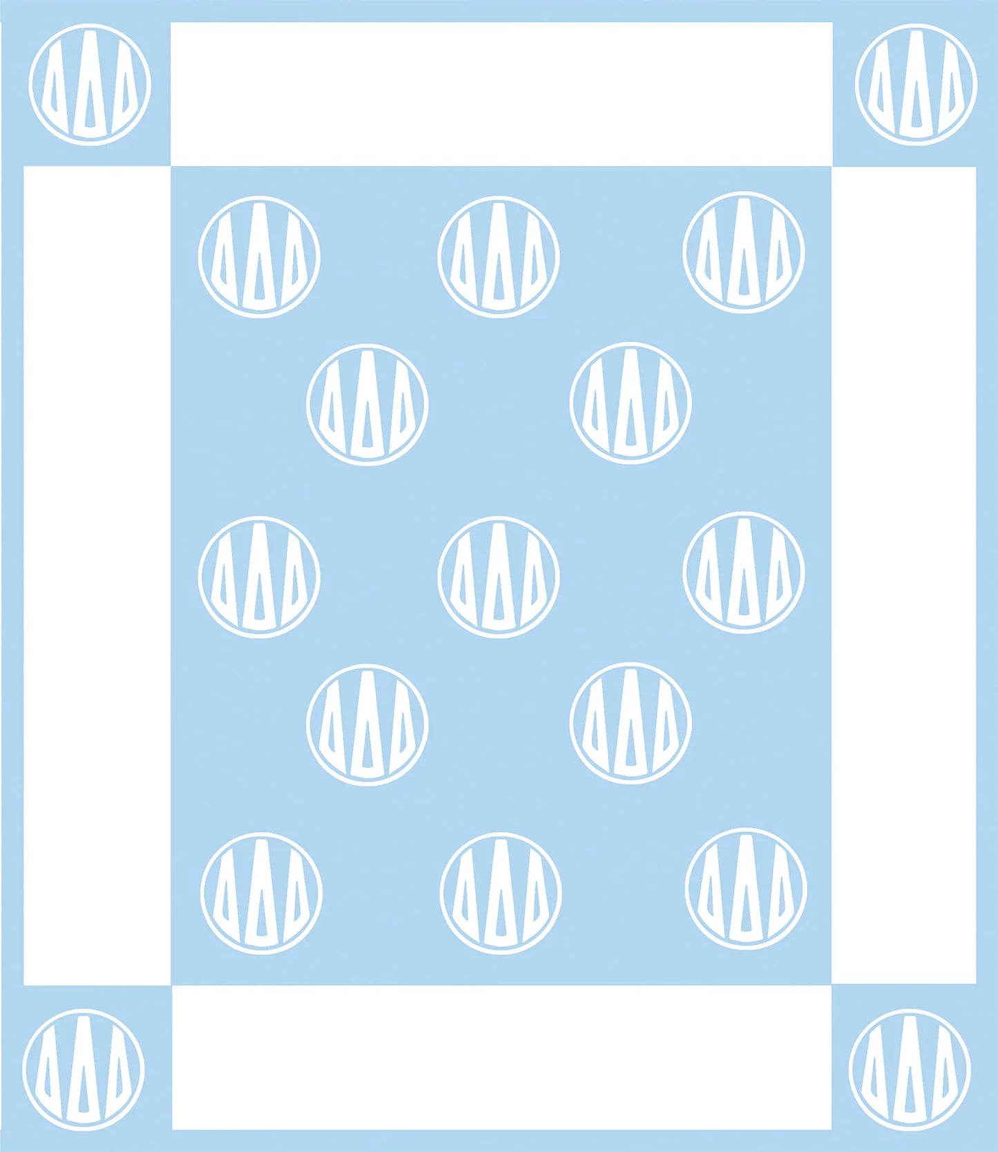 Circle Monogram Blanket