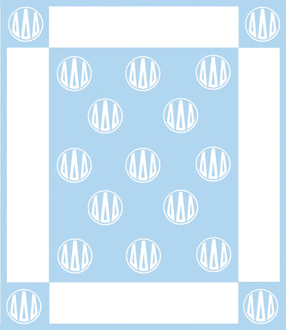Circle Monogram Blanket