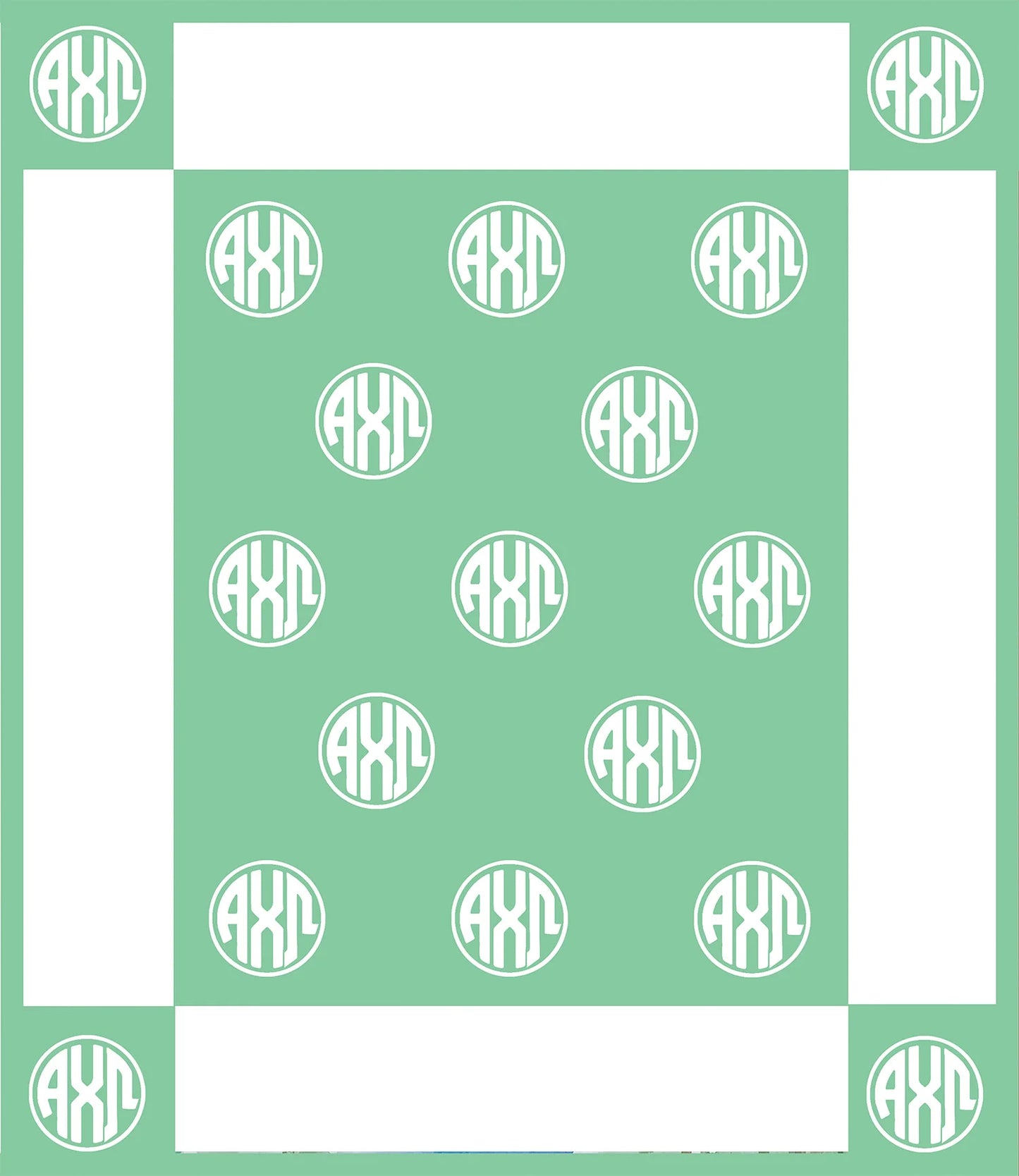 Circle Monogram Blanket