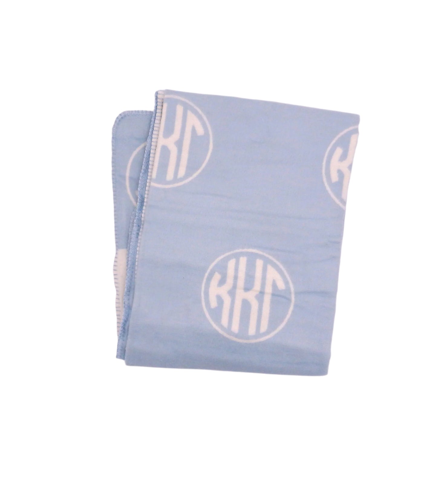 Circle Monogram Blanket