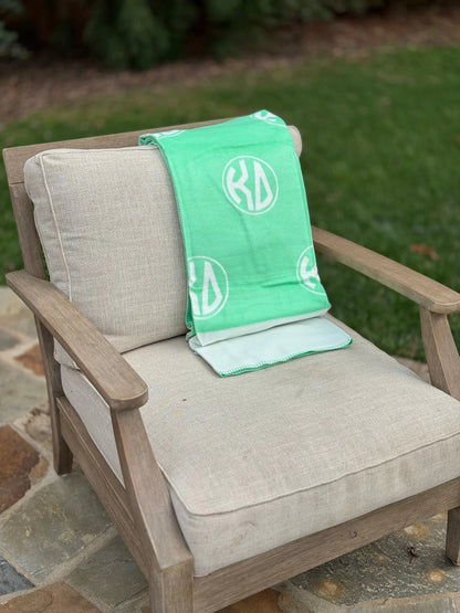Circle Monogram Blanket