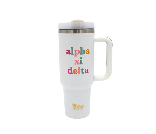 Alpha Xi Delta Sorority Tumbler